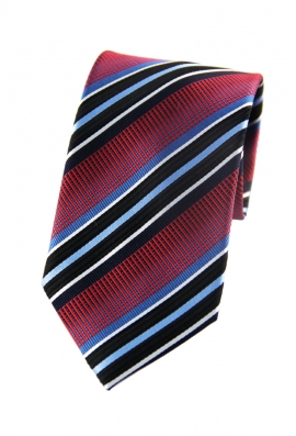 Eli Red Striped Tie