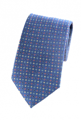 Gregory Blue Spotted Tie