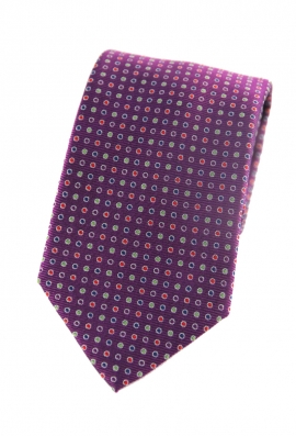 Gregory Purple Spotted Tie