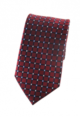 Henry Red Checked Tie