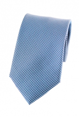 Troy Blue Houndstooth Tie