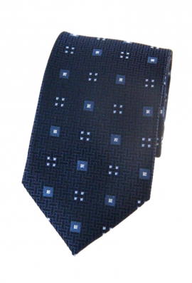 Zane Blue Print Tie