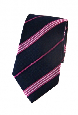 Andrew Pink Striped Tie