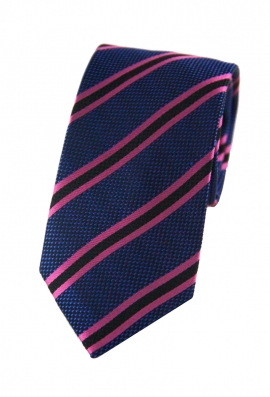 Connor Blue & Pink Striped Tie