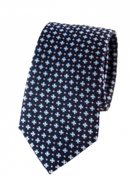Justin Navy Floral Tie