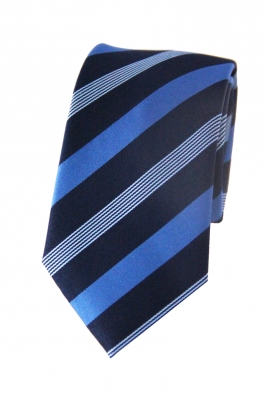 Nathan Blue Striped Tie