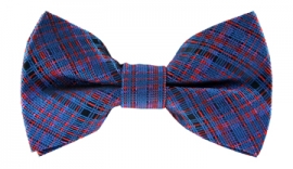 Antoine Red Checkered Bow Tie