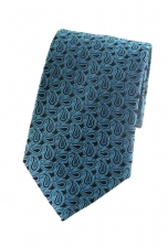 Carter Aqua Floral Tie