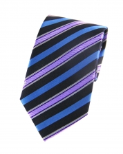 Nathaniel Purple Striped Tie