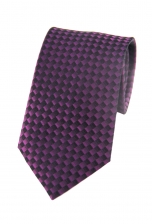 Parker Purple Checked Tie