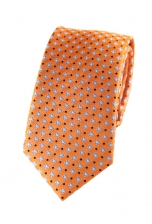 Justin Orange Floral Tie